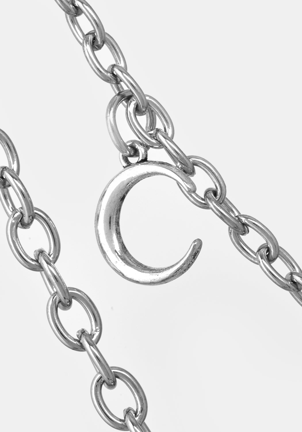 Silver Belt Chain with Moon & Star Charms | NOVA BELT