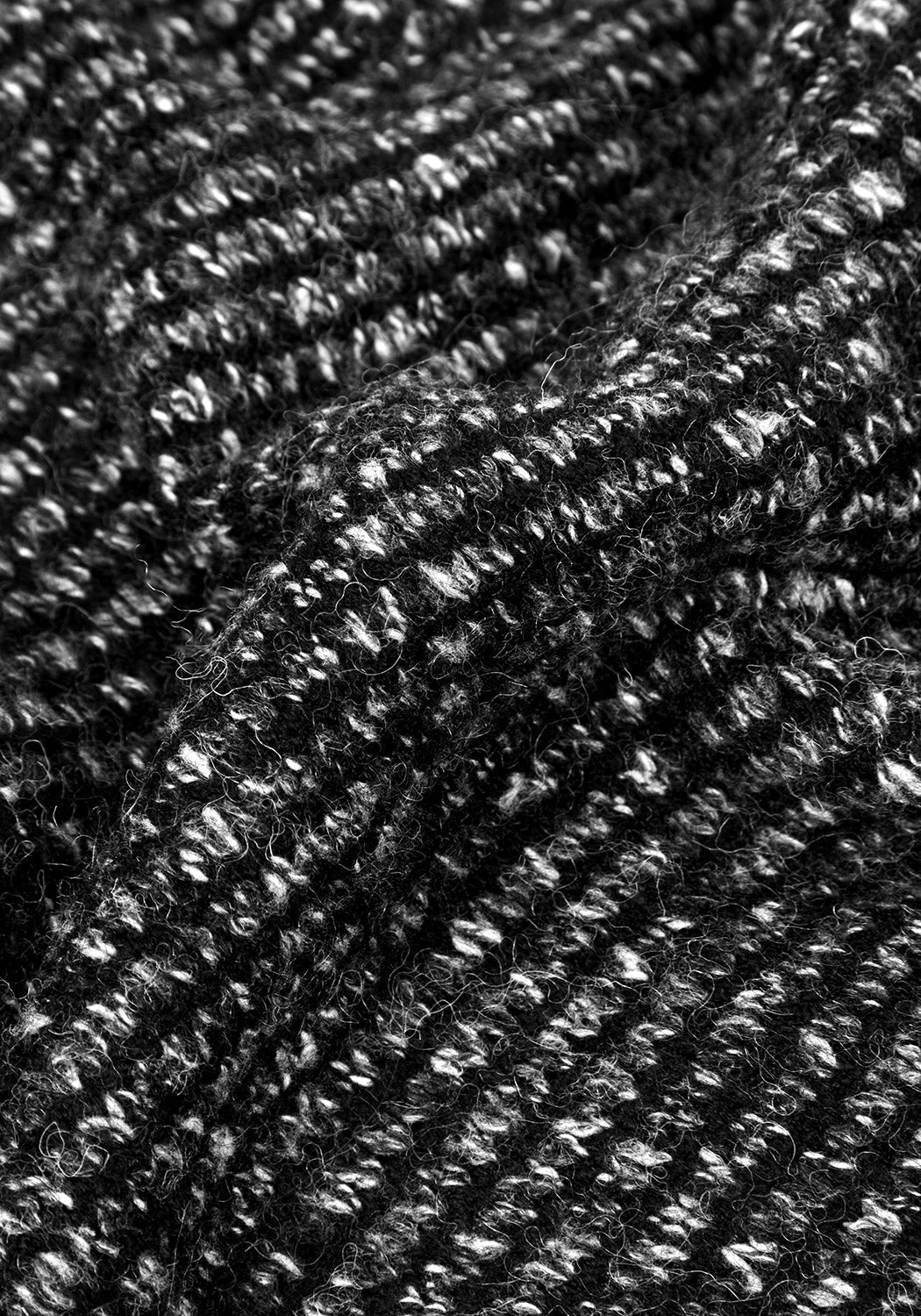 Black & Grey Knitted Vest with Poete Maudit Embroidery | Cultish