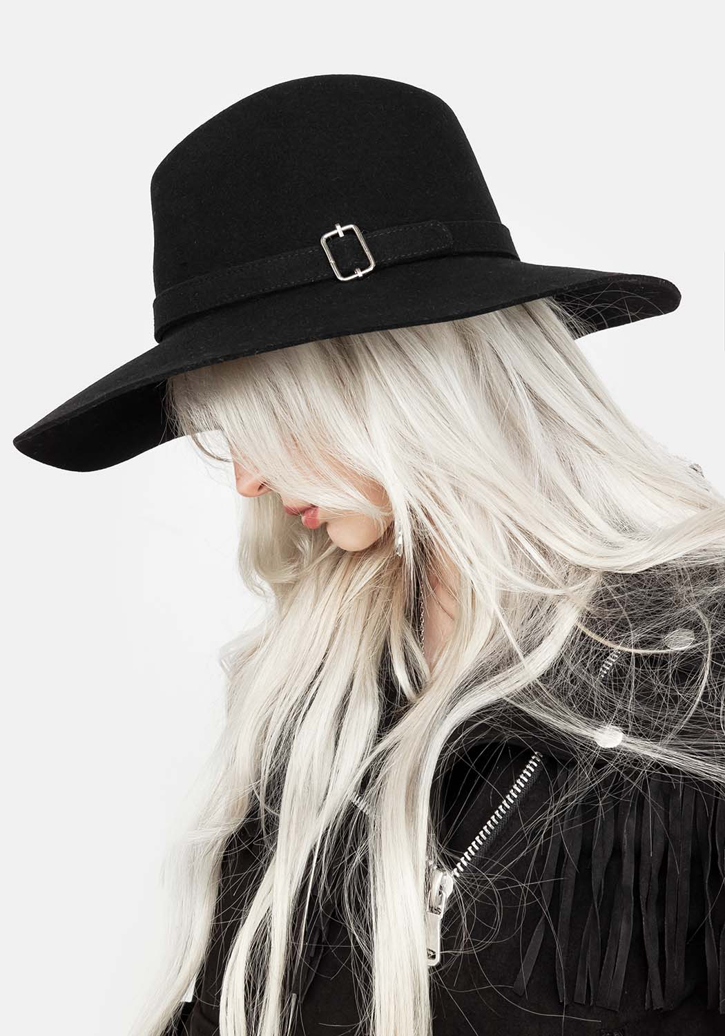 Wide Brim Wool Fedora Hat for Women | Esbat