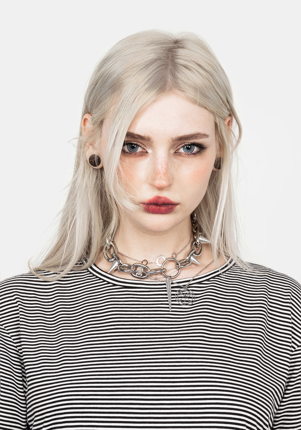 Striped T-Shirt Dress with Dropped Shoulders | Truth Tee