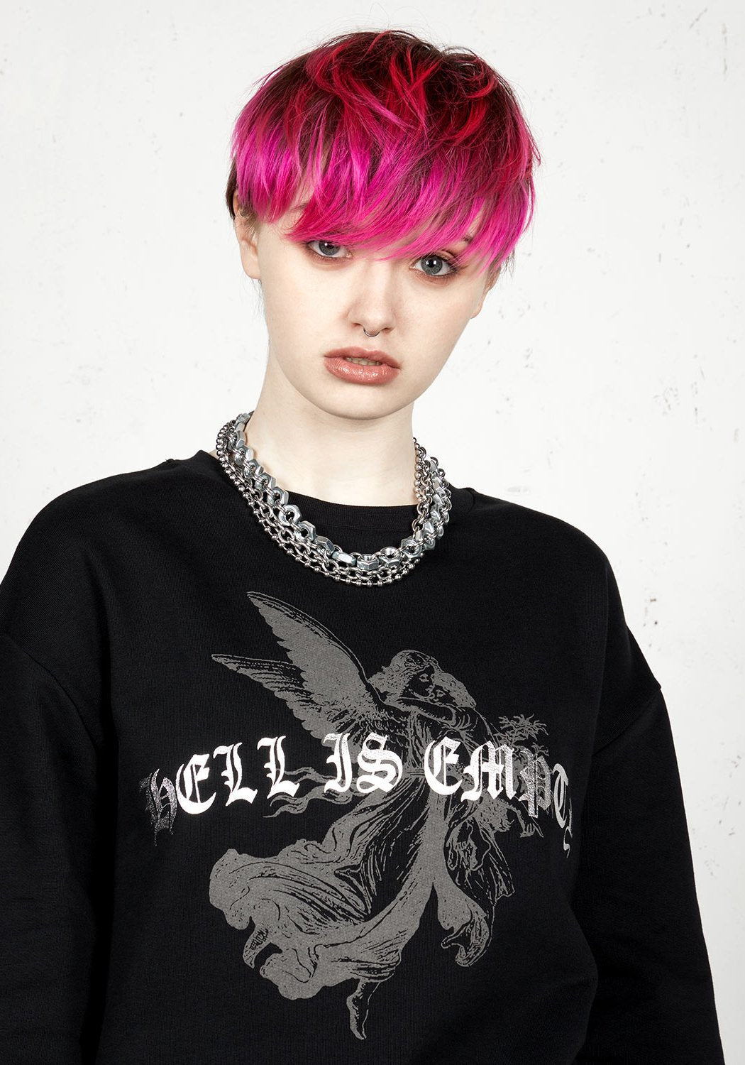 Gothic Sweater Dress with Shakespeare Quote | Hell Is Empty