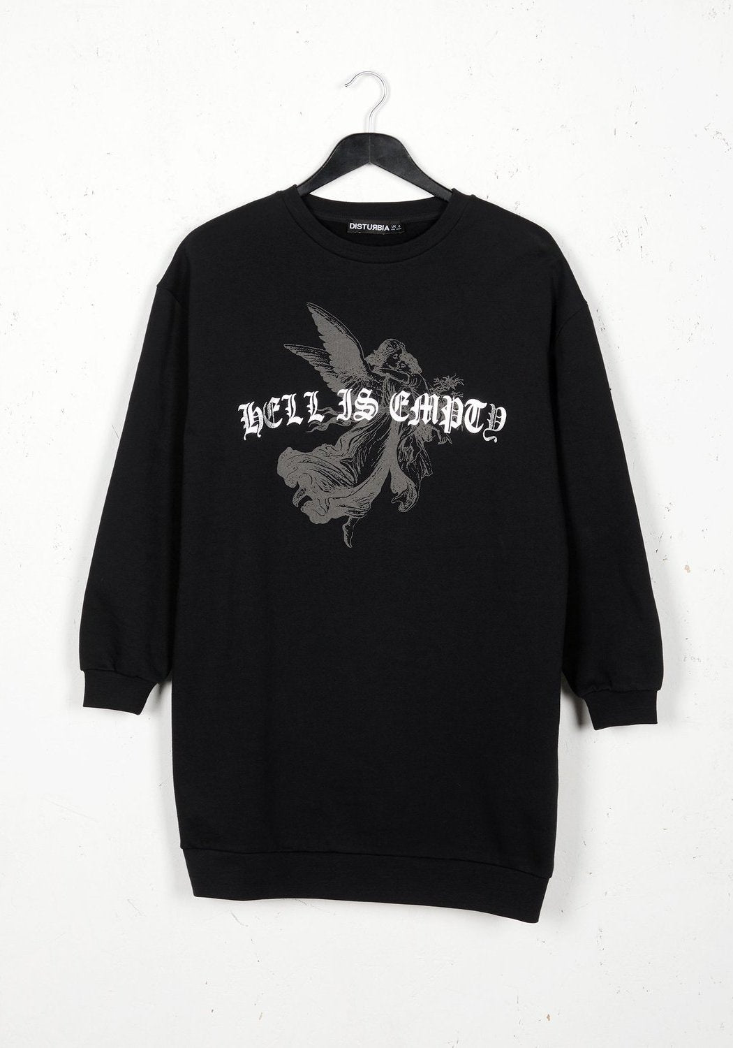 Gothic Sweater Dress with Shakespeare Quote | Hell Is Empty