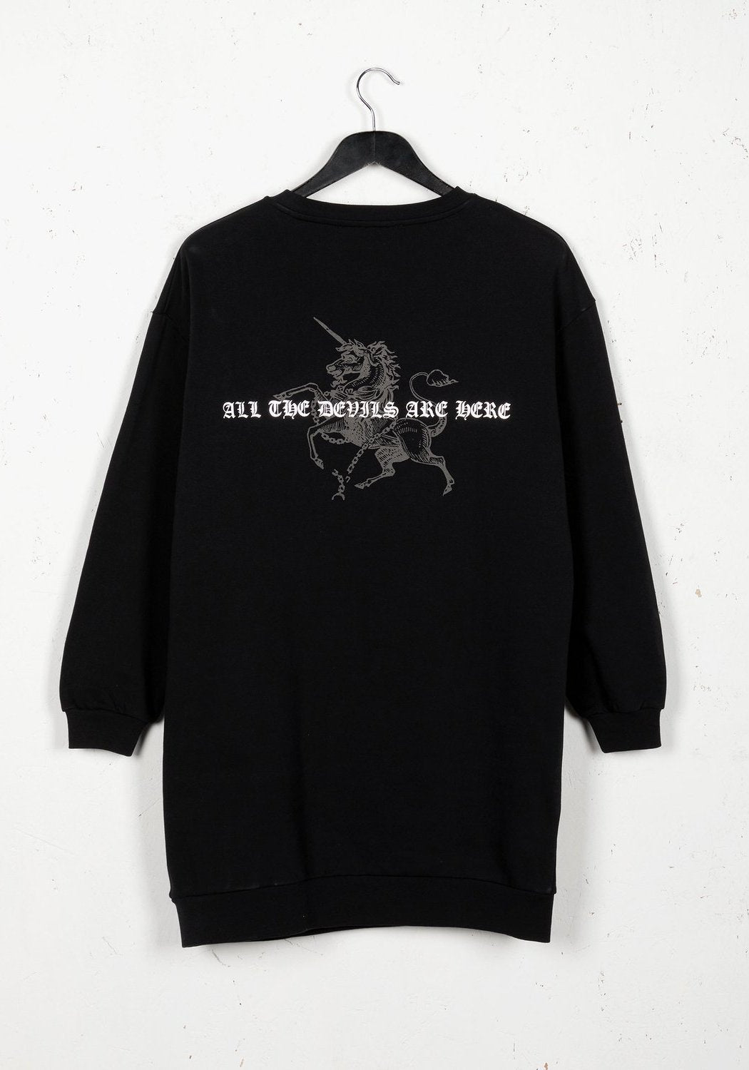 Gothic Sweater Dress with Shakespeare Quote | Hell Is Empty
