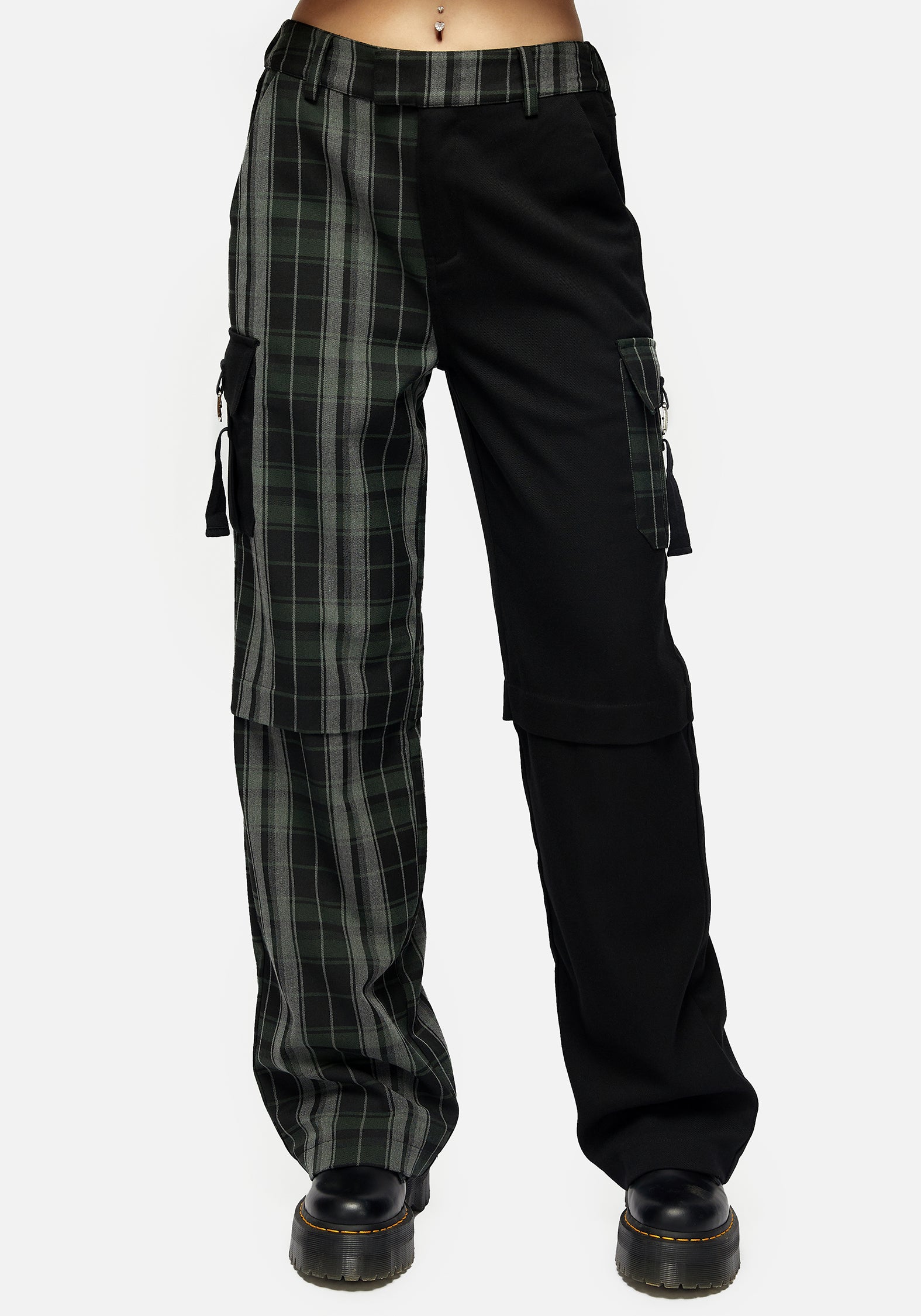 Checkmate Cargo Pants for Women - High-Rise Wide Leg & Multiple Pockets