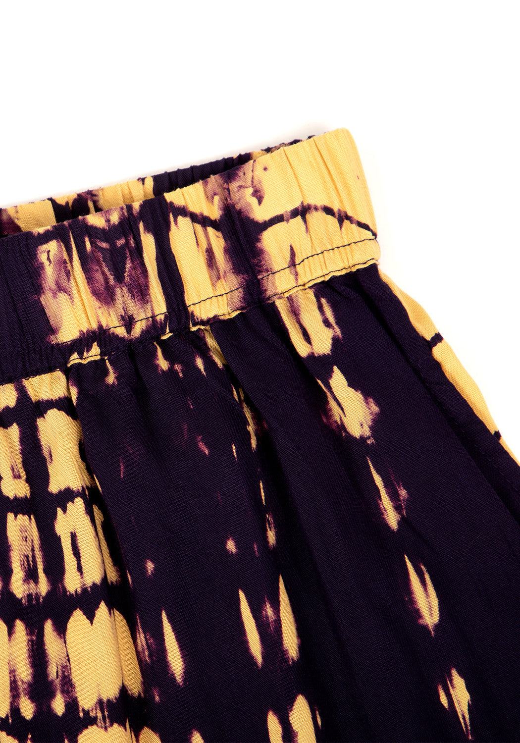 Flowy Crop Trousers with Elastic Waist & Pockets | Skylar