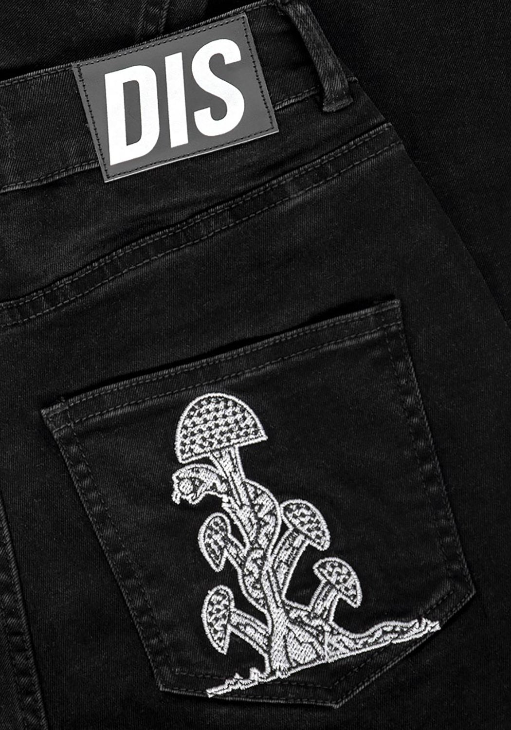 Slim Fit High-Waisted Jeans with Embroidery | Eden Jeans