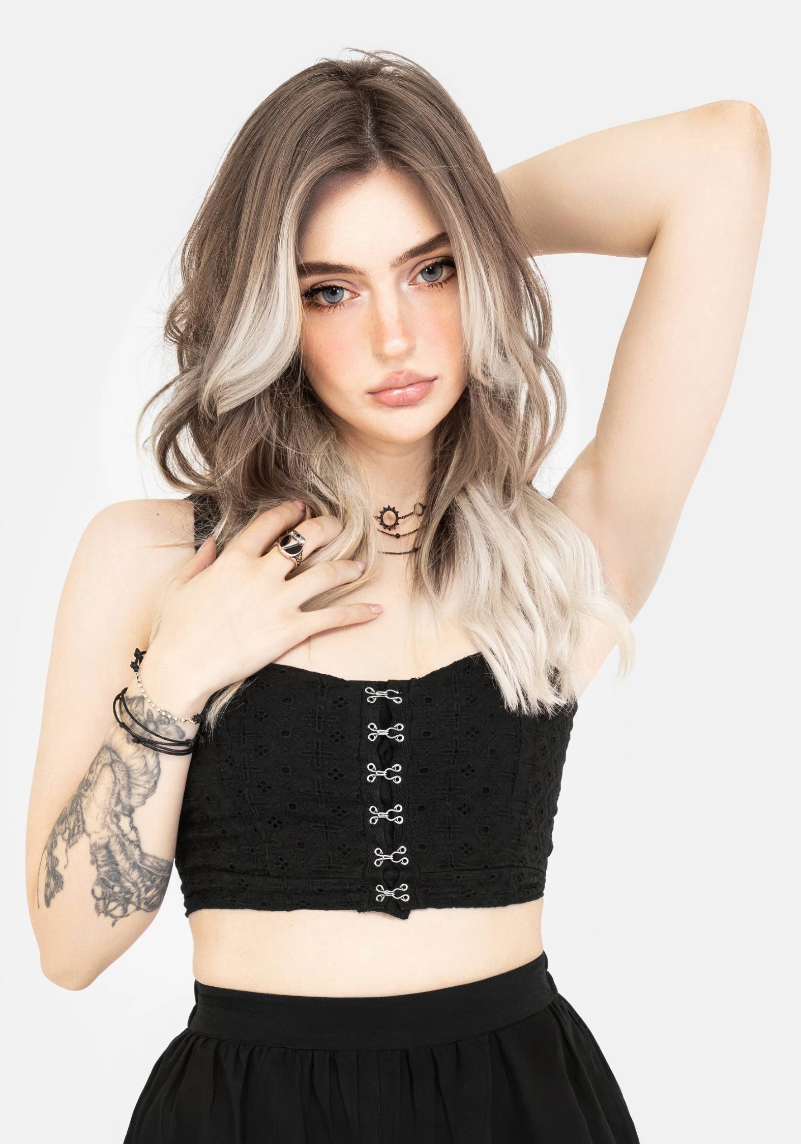Broderie Anglaise Cotton Bralet with Sweetheart Neckline | Freya