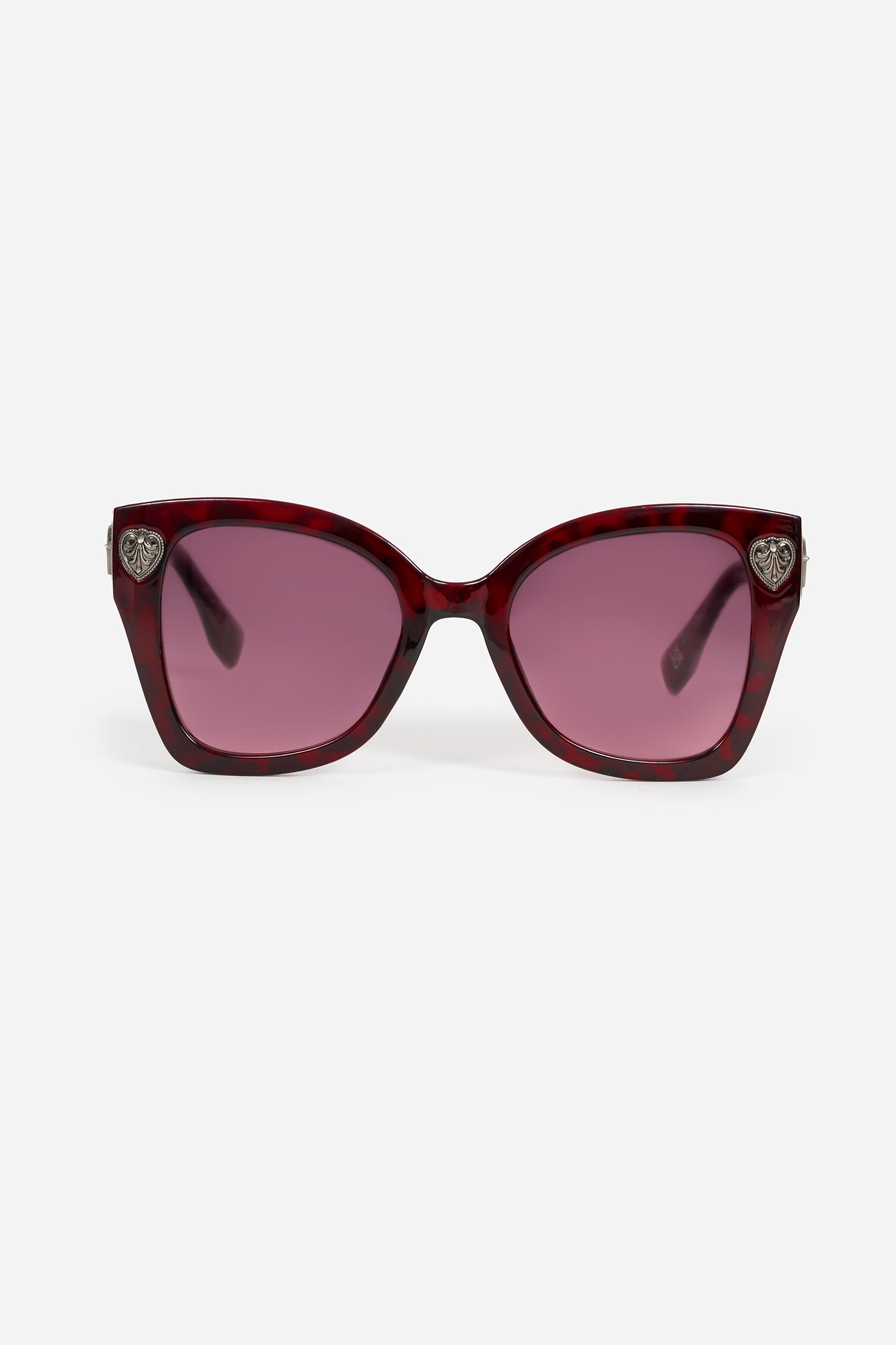 Red Tortoiseshell Gothic Key Sunglasses with UV Protection | Claustrum