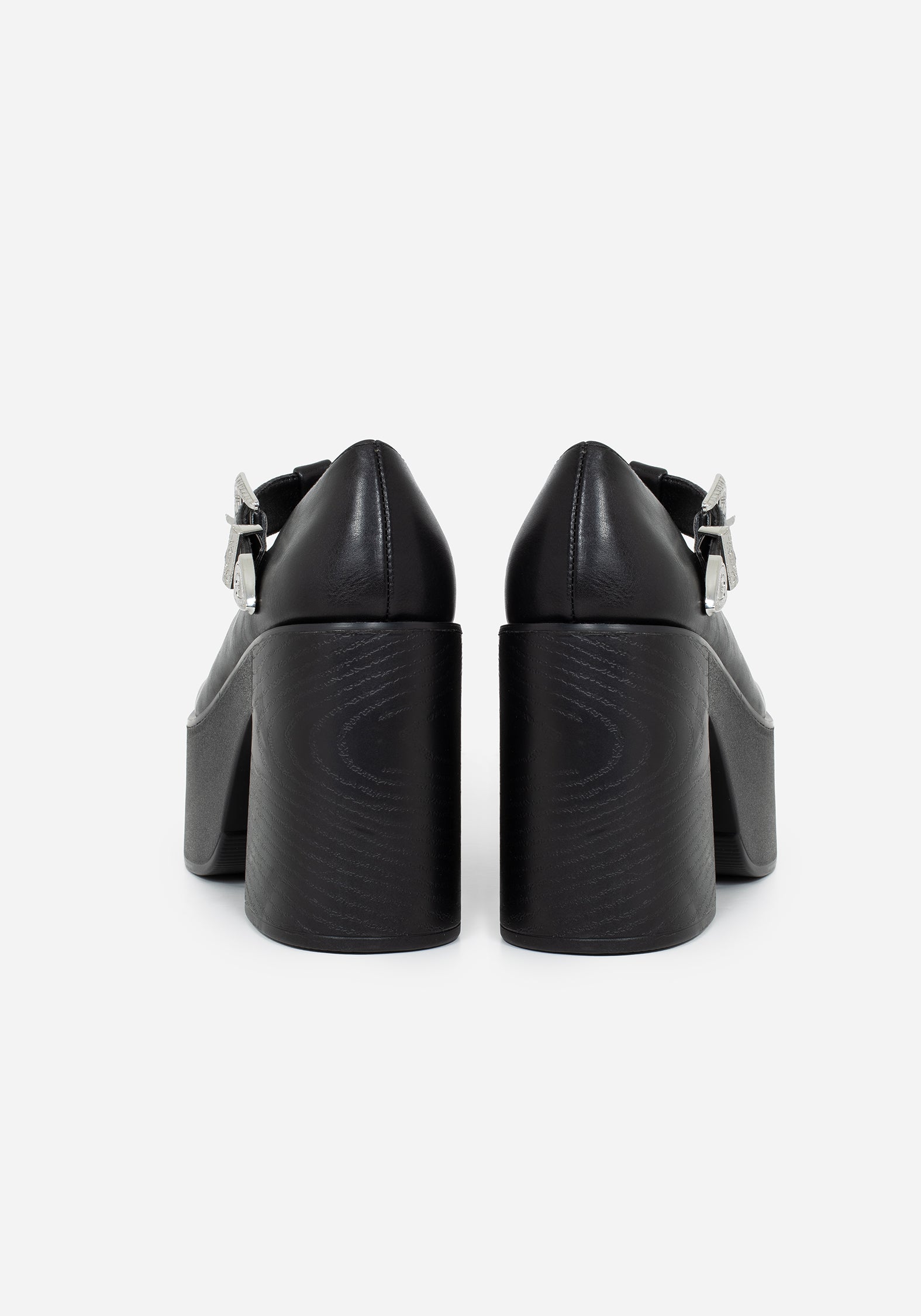 Chunky Mary Jane Platform Pumps with T-Bar & Block Heel | Renaissance