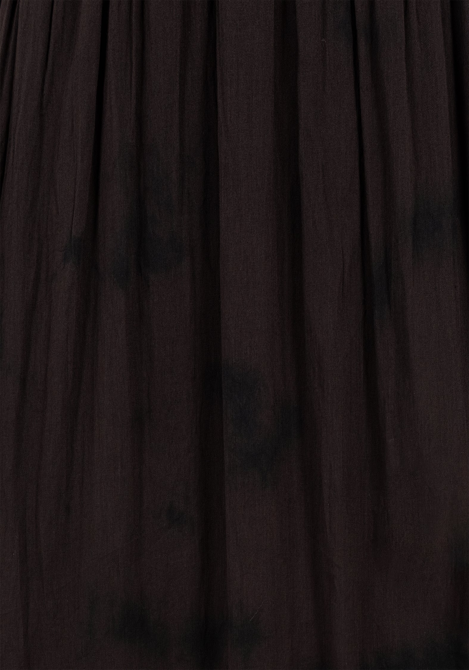 Tie Dye Cotton Midaxi Dress with V-Neck & Lace Trim | Burnout