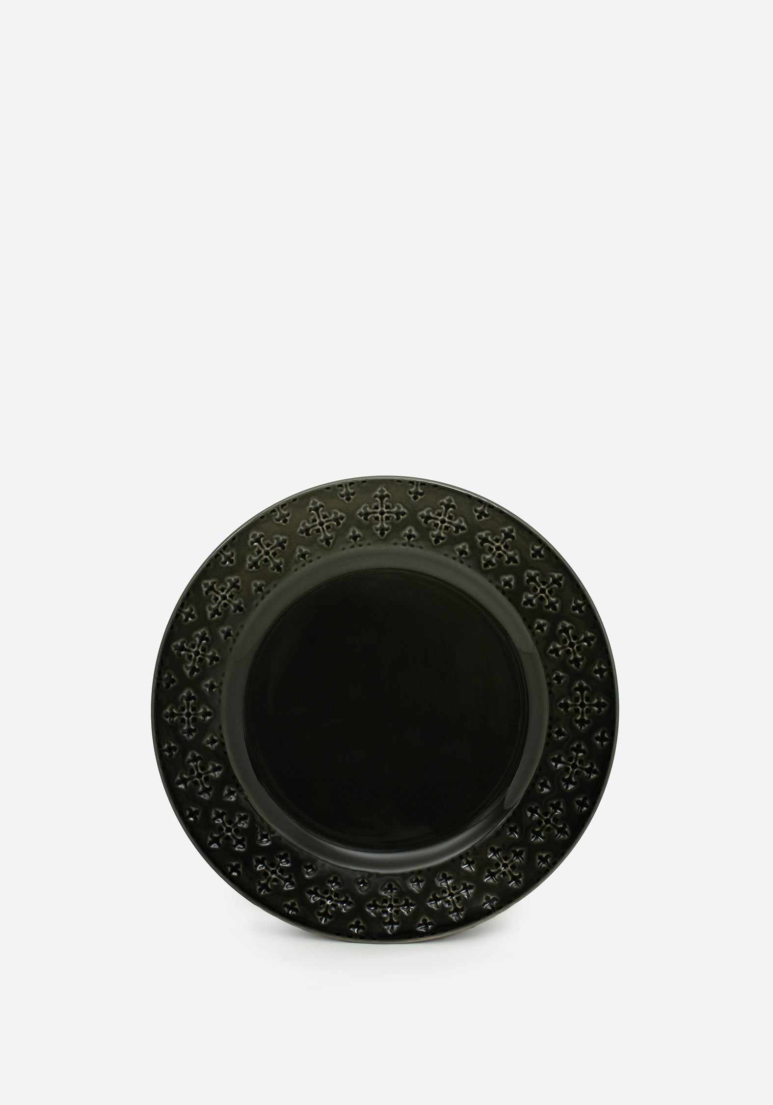 Black & Green Ombre Ceramic Side Plates (4-Piece Set) | Crux Design