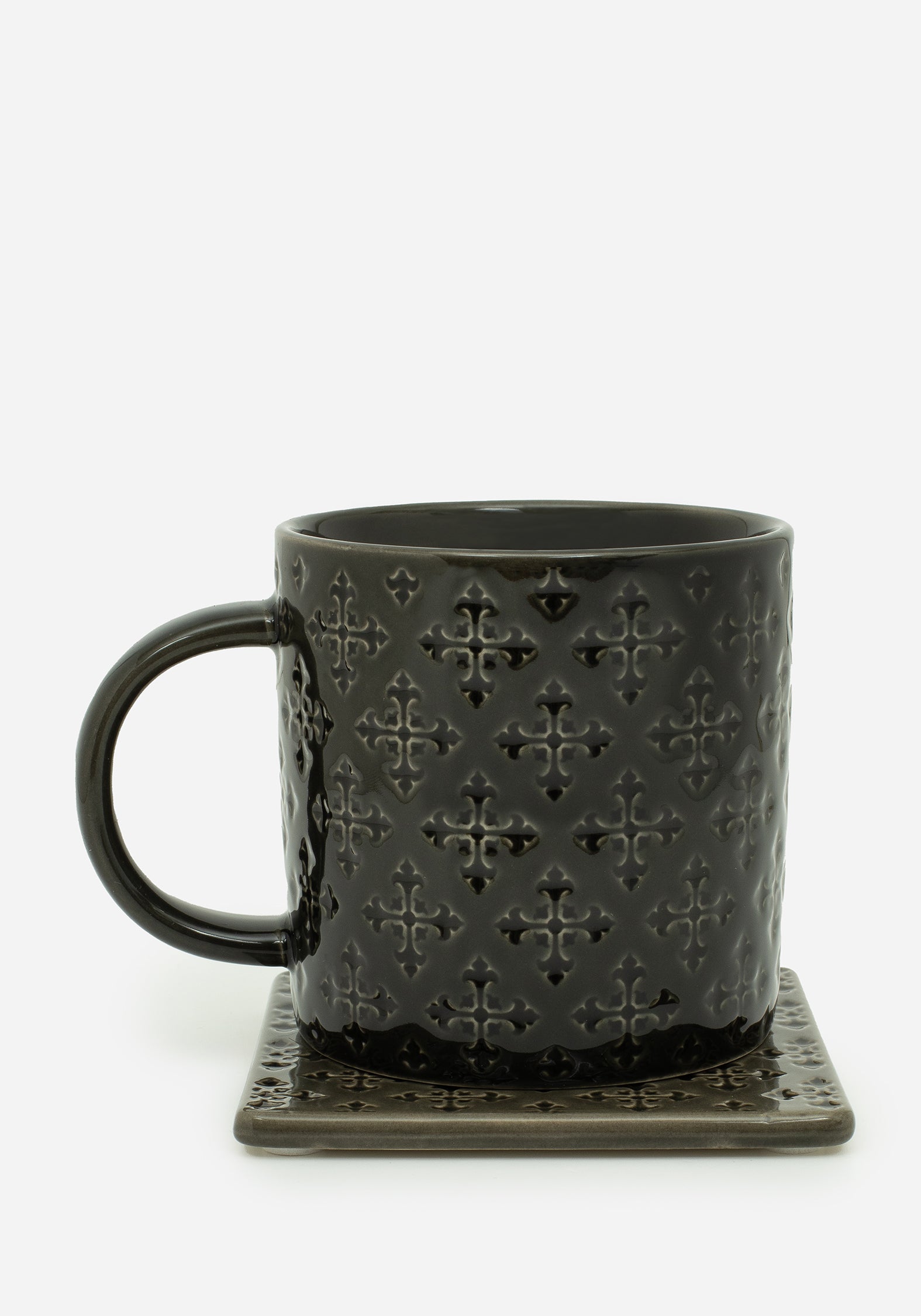 Ombre Ceramic Coaster Set (4-Piece) - Microwave & Dishwasher Safe | Crux