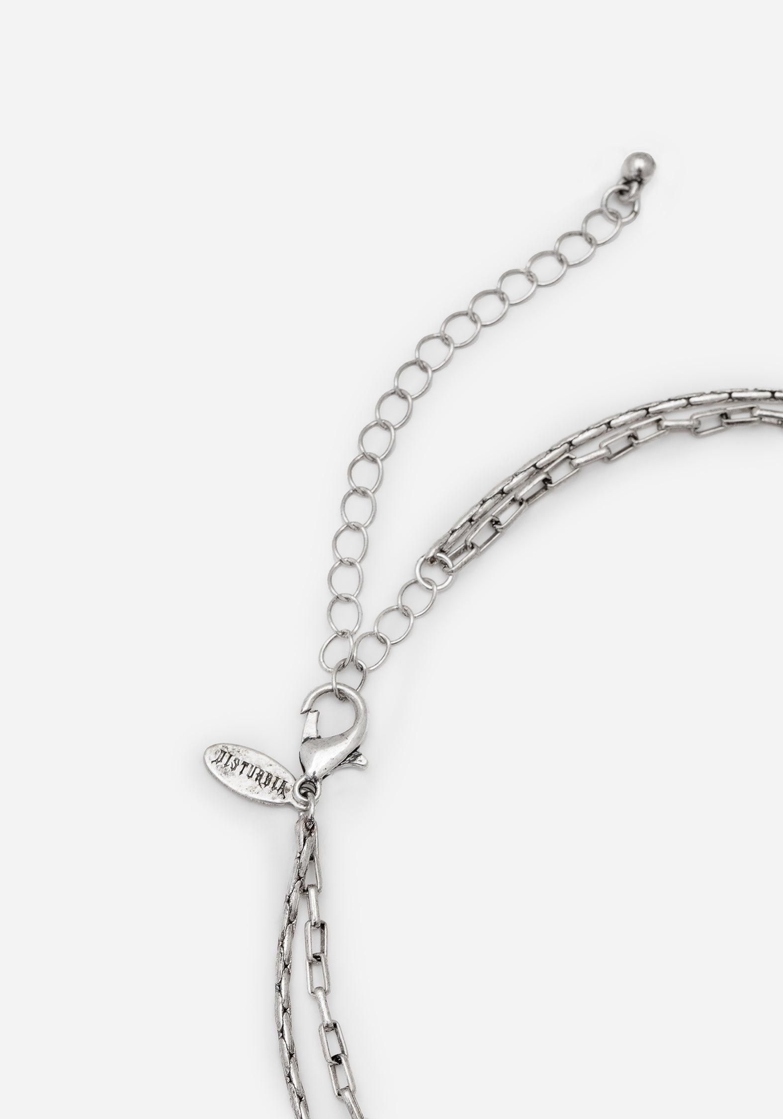 Silver Coffin & Dagger Charm Necklace | Arbor Coffin Pendant
