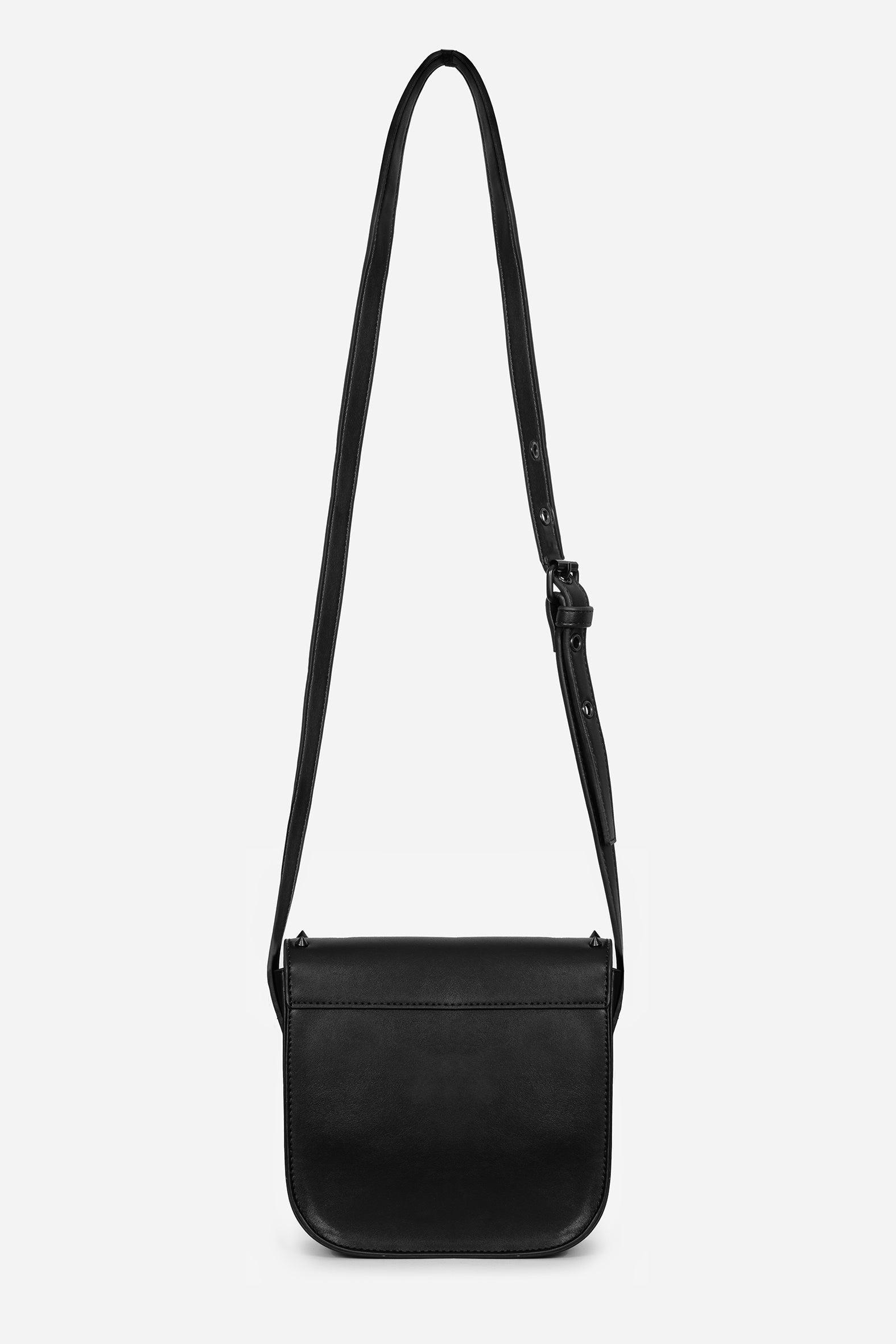Embroidered Mini Crossbody Satchel Bag with Adjustable Strap | Penumbra