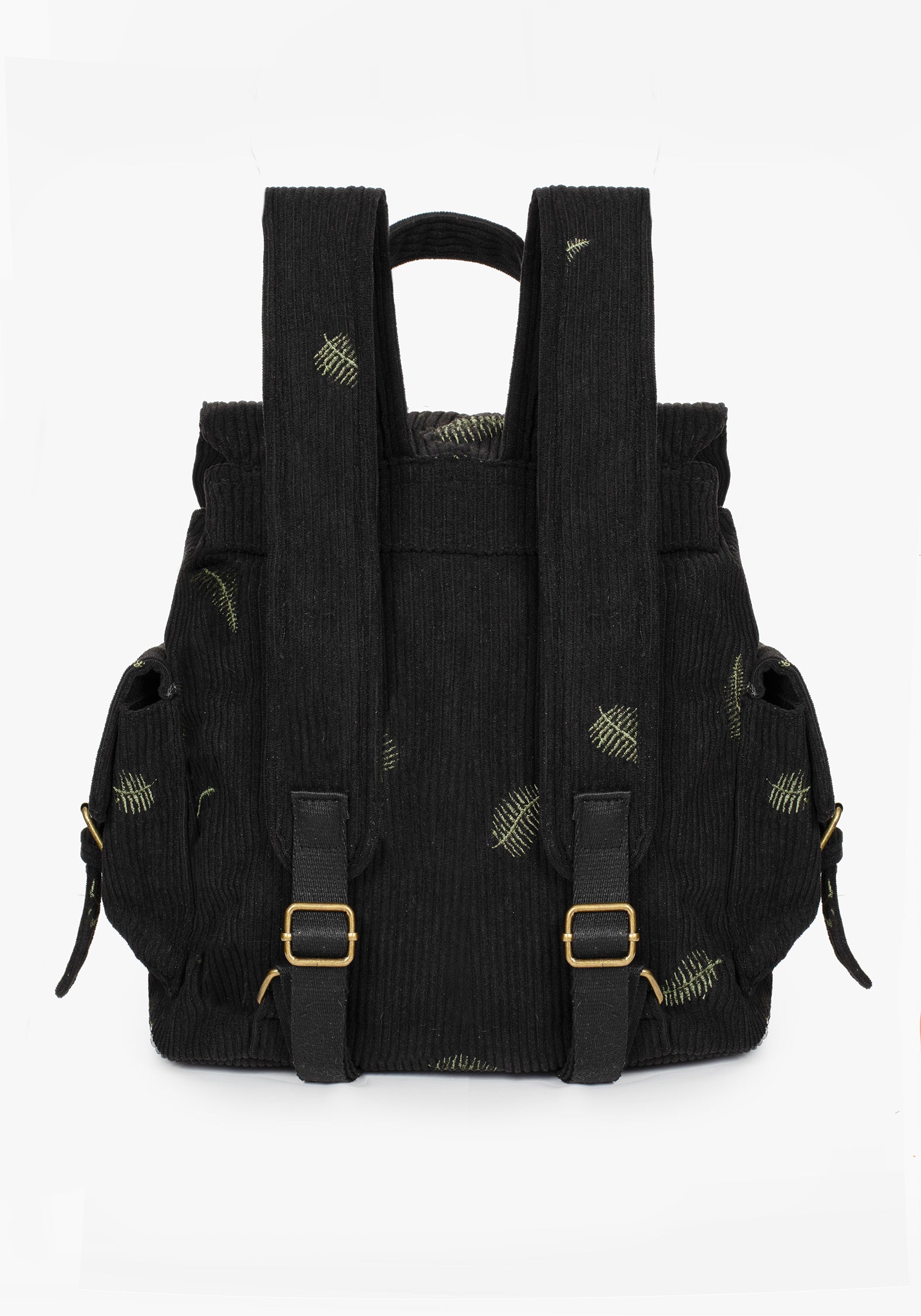 Fern Embroidered Satchel Backpack with Adjustable Straps | Wilderness Style