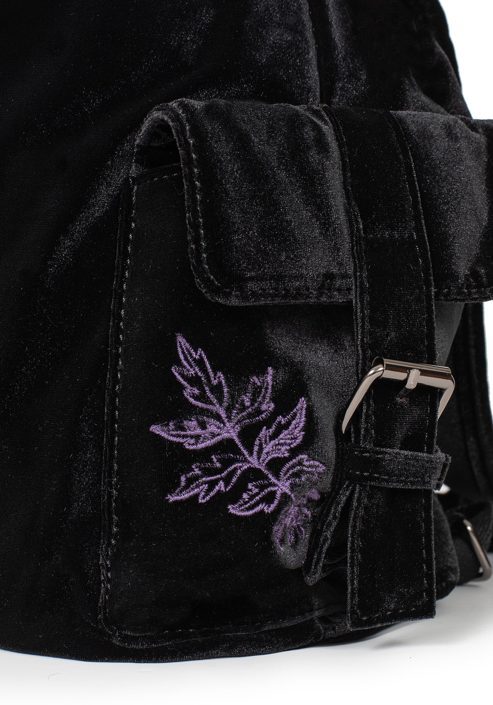 Embroidered Moth Satchel Backpack with Adjustable Straps | Atropos
