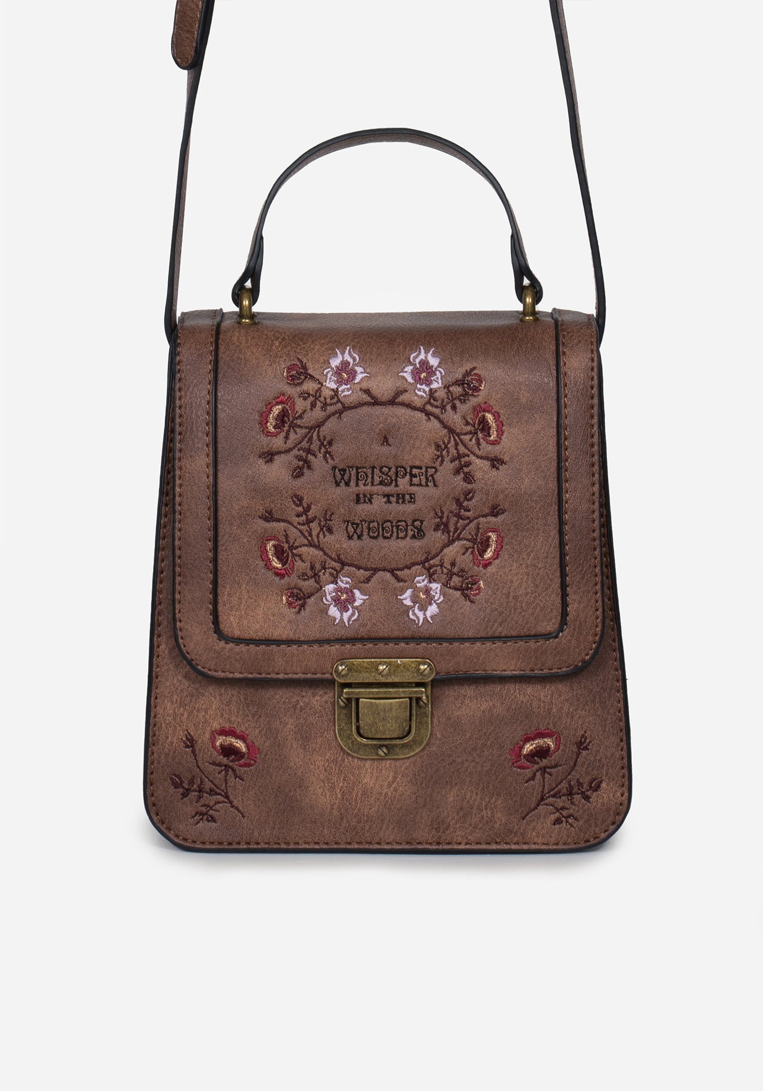 Floral Embroidered Mini Crossbody Bag | Whisper in the Woods