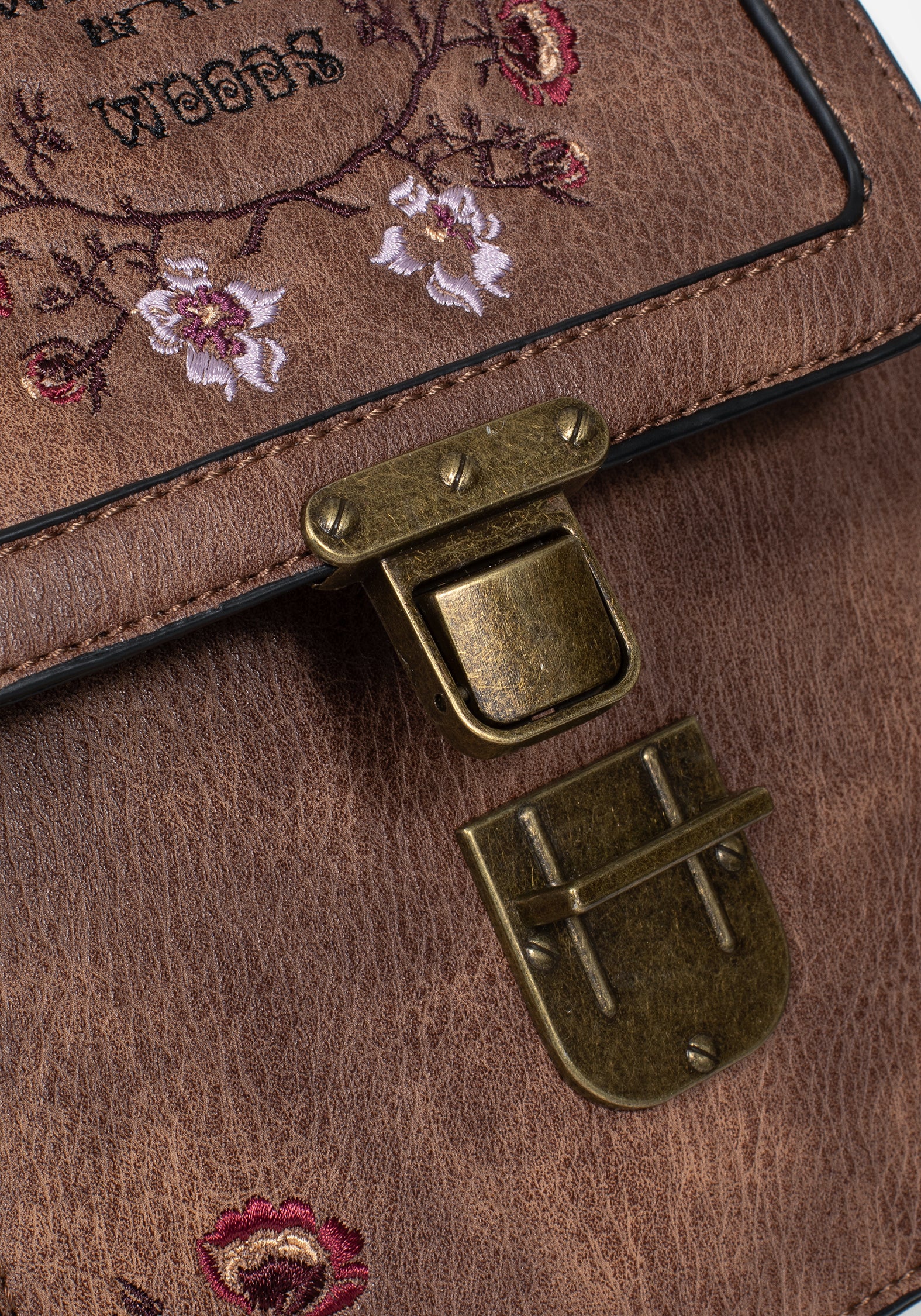 Floral Embroidered Mini Crossbody Bag | Whisper in the Woods