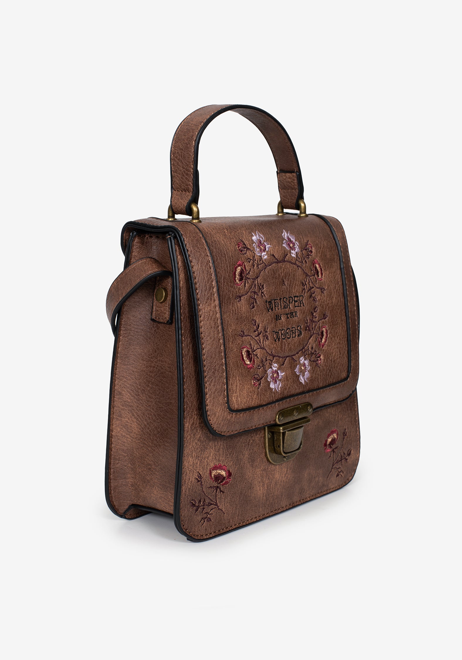 Floral Embroidered Mini Crossbody Bag | Whisper in the Woods