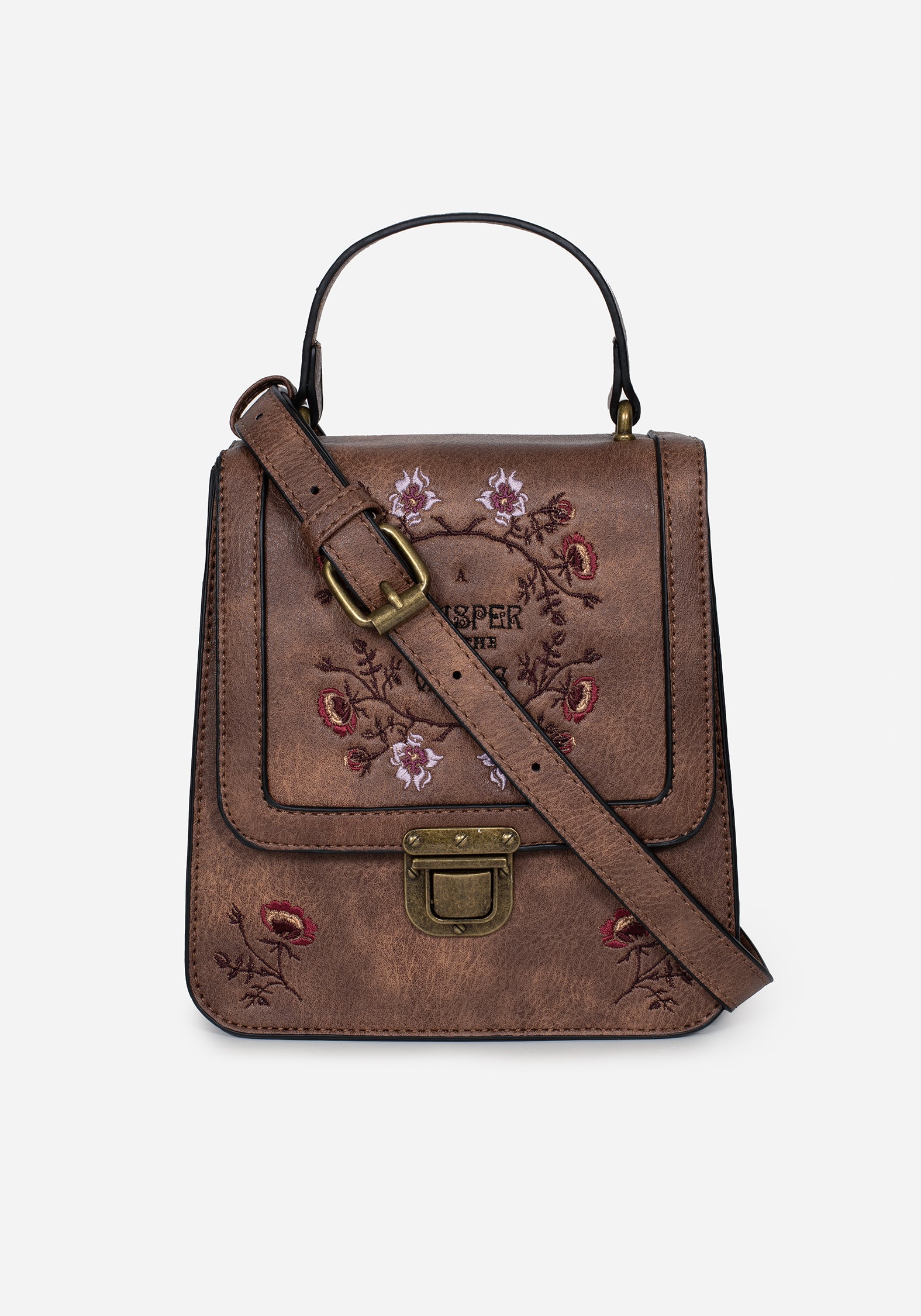Floral Embroidered Mini Crossbody Bag | Whisper in the Woods