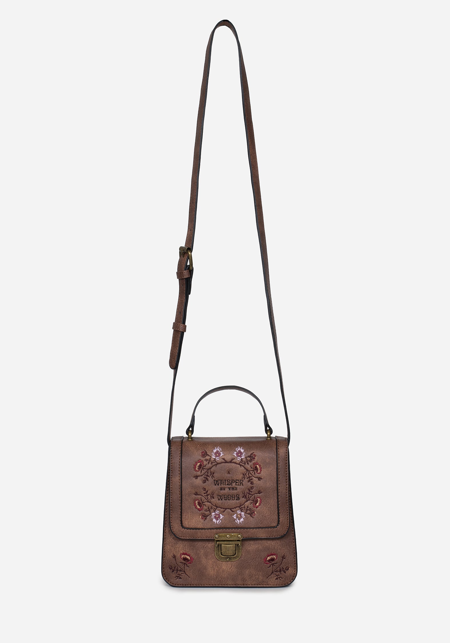 Floral Embroidered Mini Crossbody Bag | Whisper in the Woods
