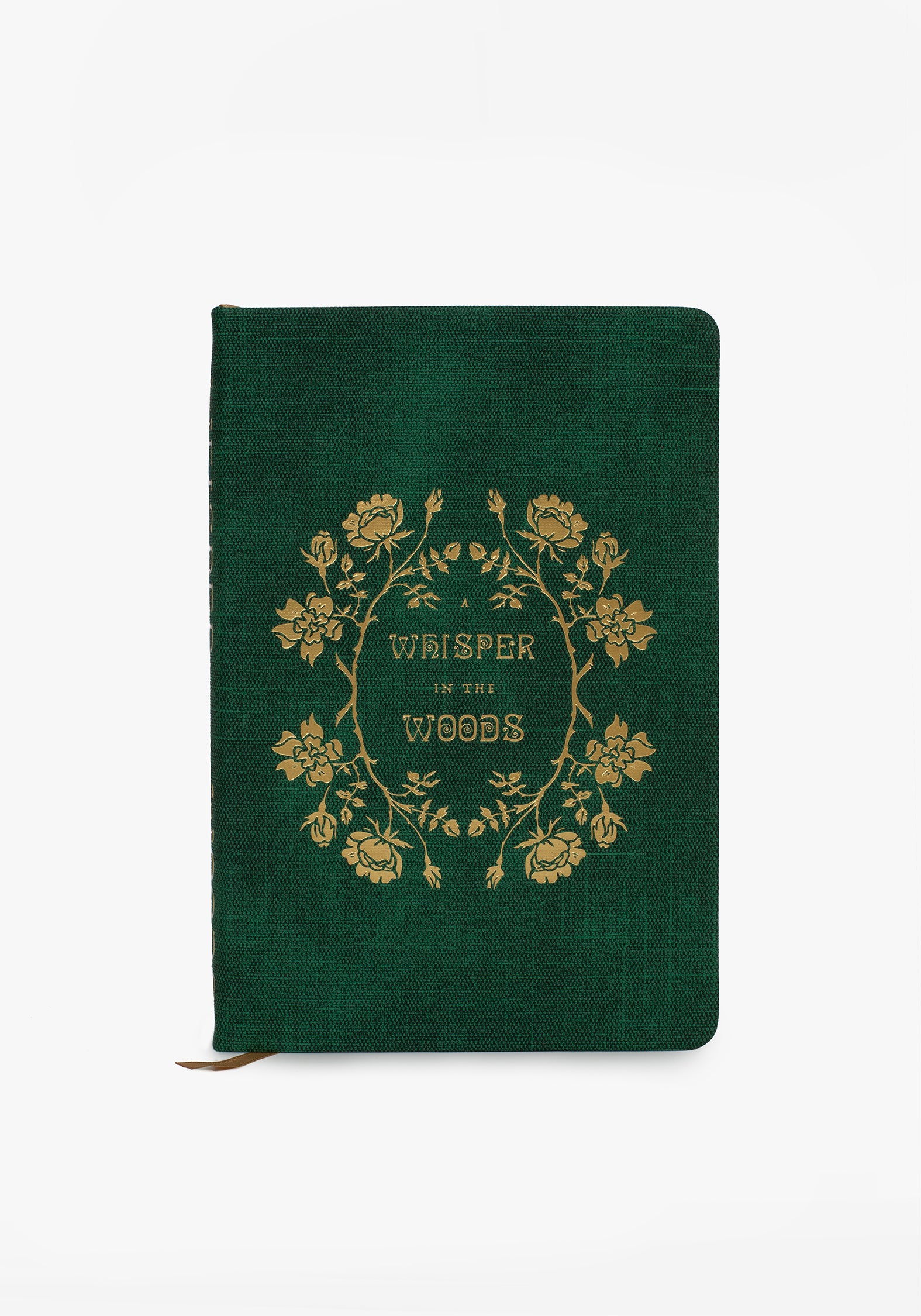 Lined Hardback Journal A5 with Gold Debossed Cover | Whisper in the Woods