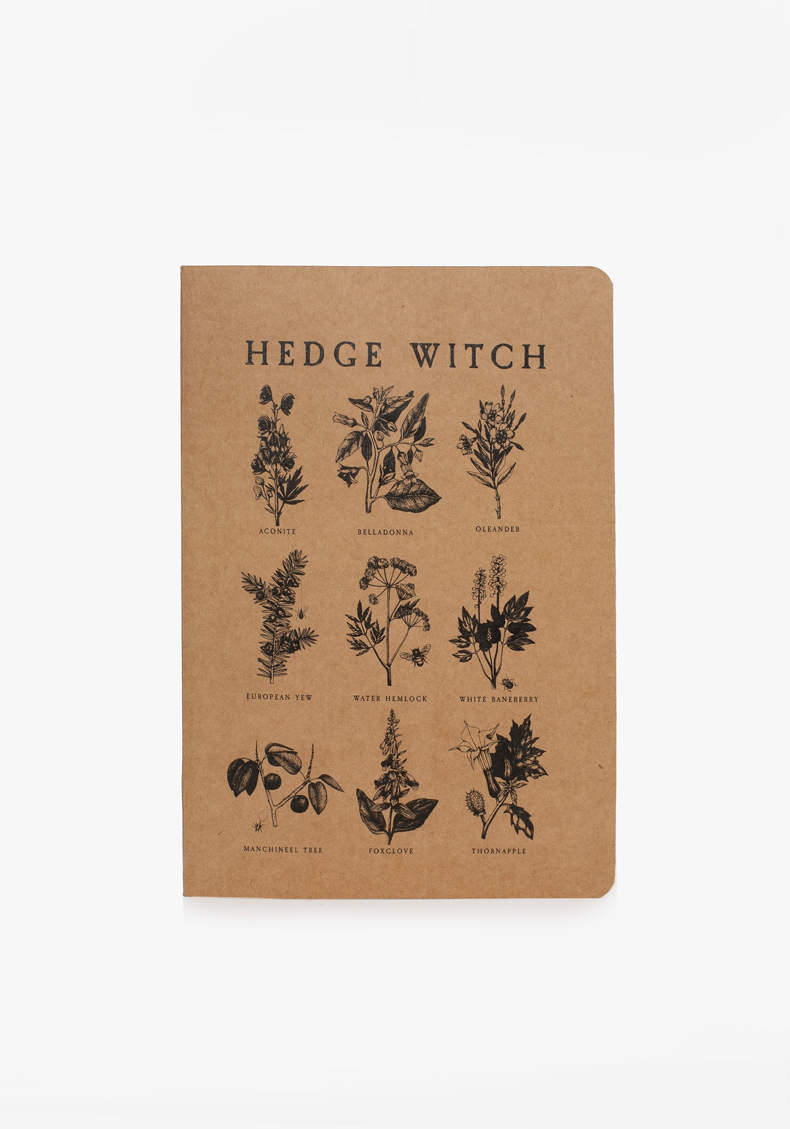 Brown Softback A5 Journal for Notes & Sketches | Hedgewitch