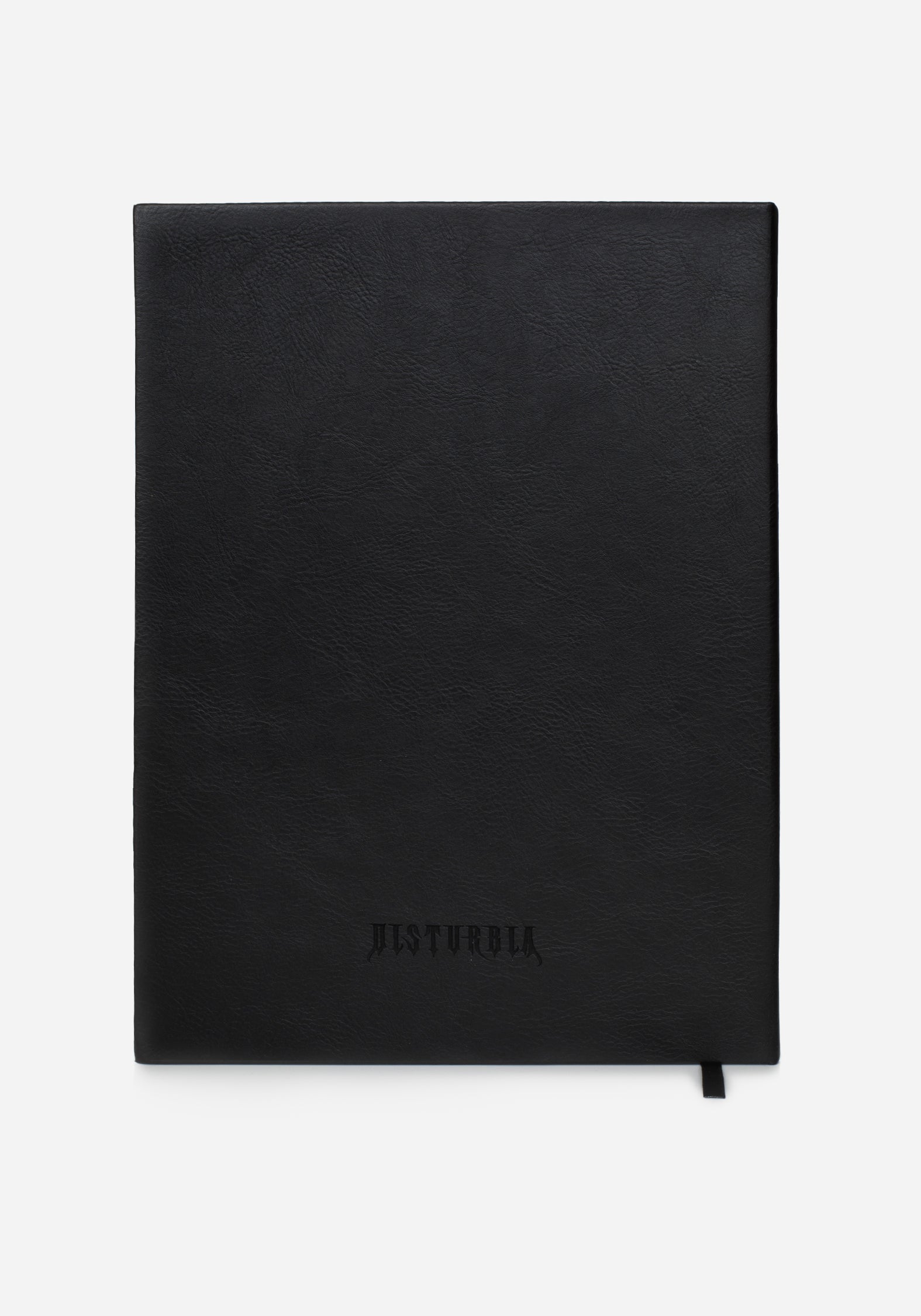 Black A4 Grimoire Journal - Faux Leather Hardback with Embossed Seal | Maleficarum