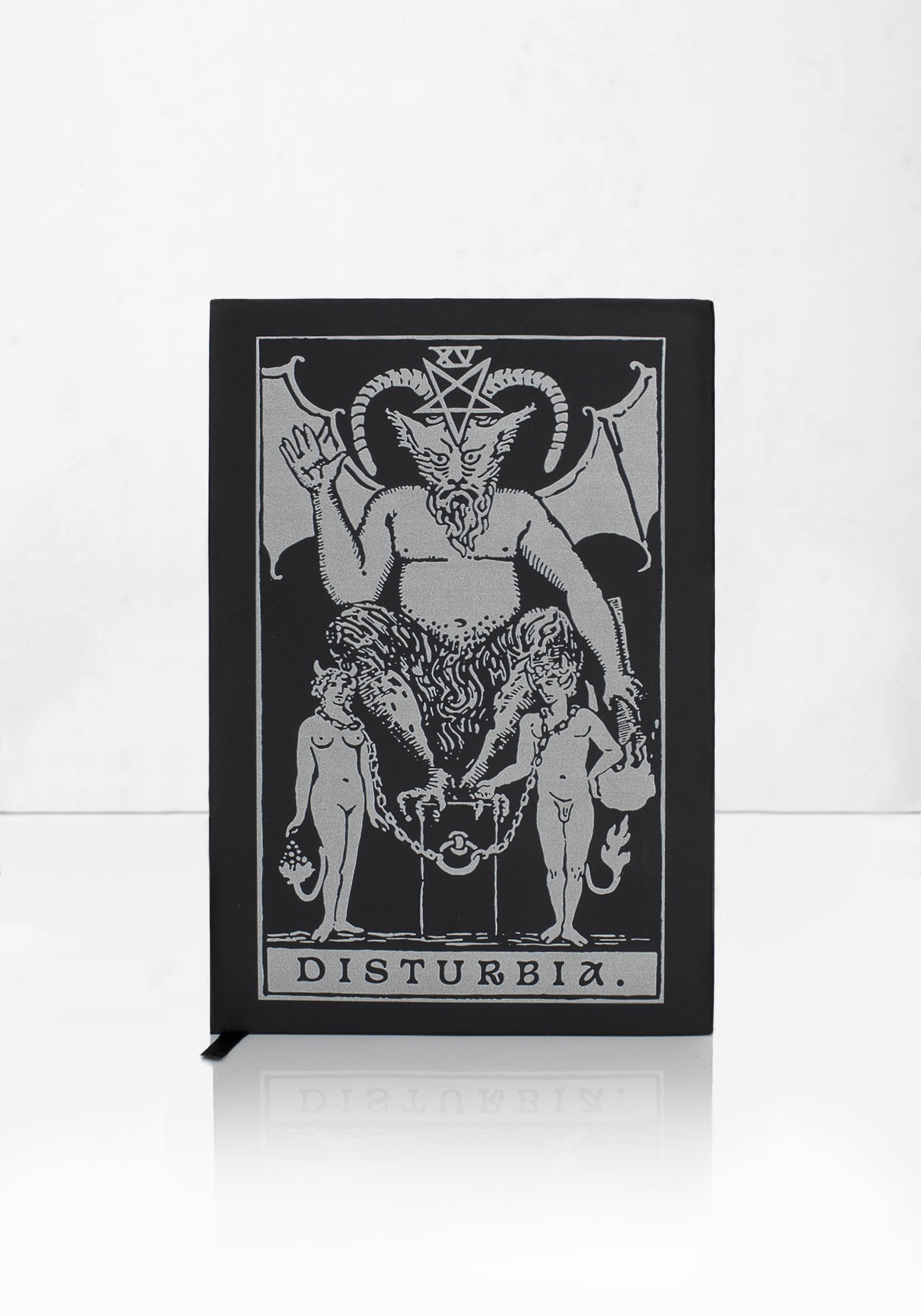 Cartomancy Tarot Journal - A5 Hardback with Black Edged Pages & Ribbon