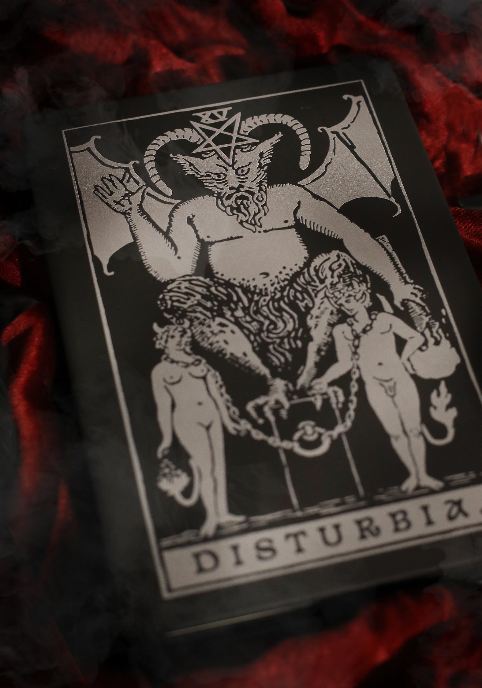 Cartomancy Tarot Journal - A5 Hardback with Black Edged Pages & Ribbon