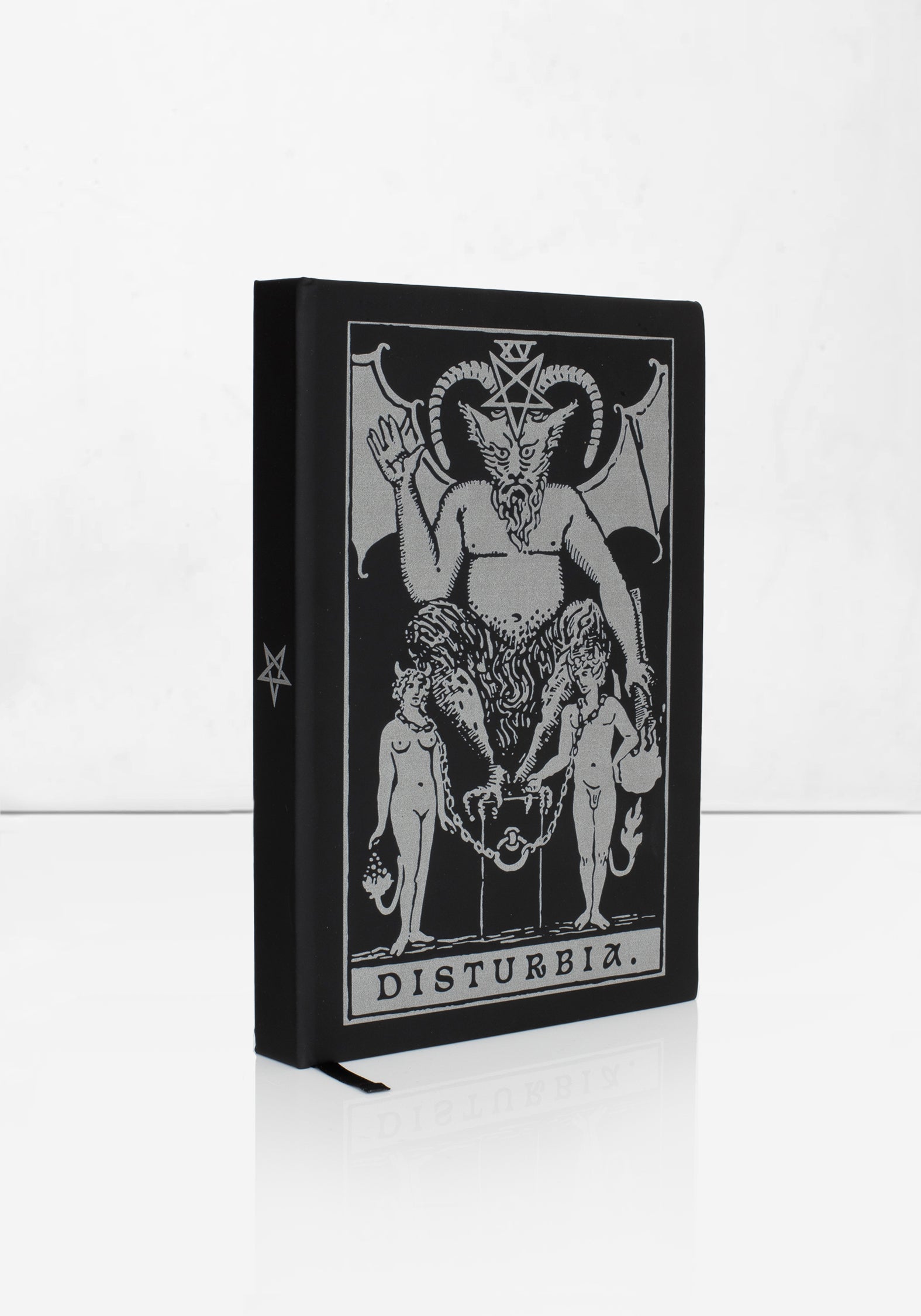 Cartomancy Tarot Journal - A5 Hardback with Black Edged Pages & Ribbon