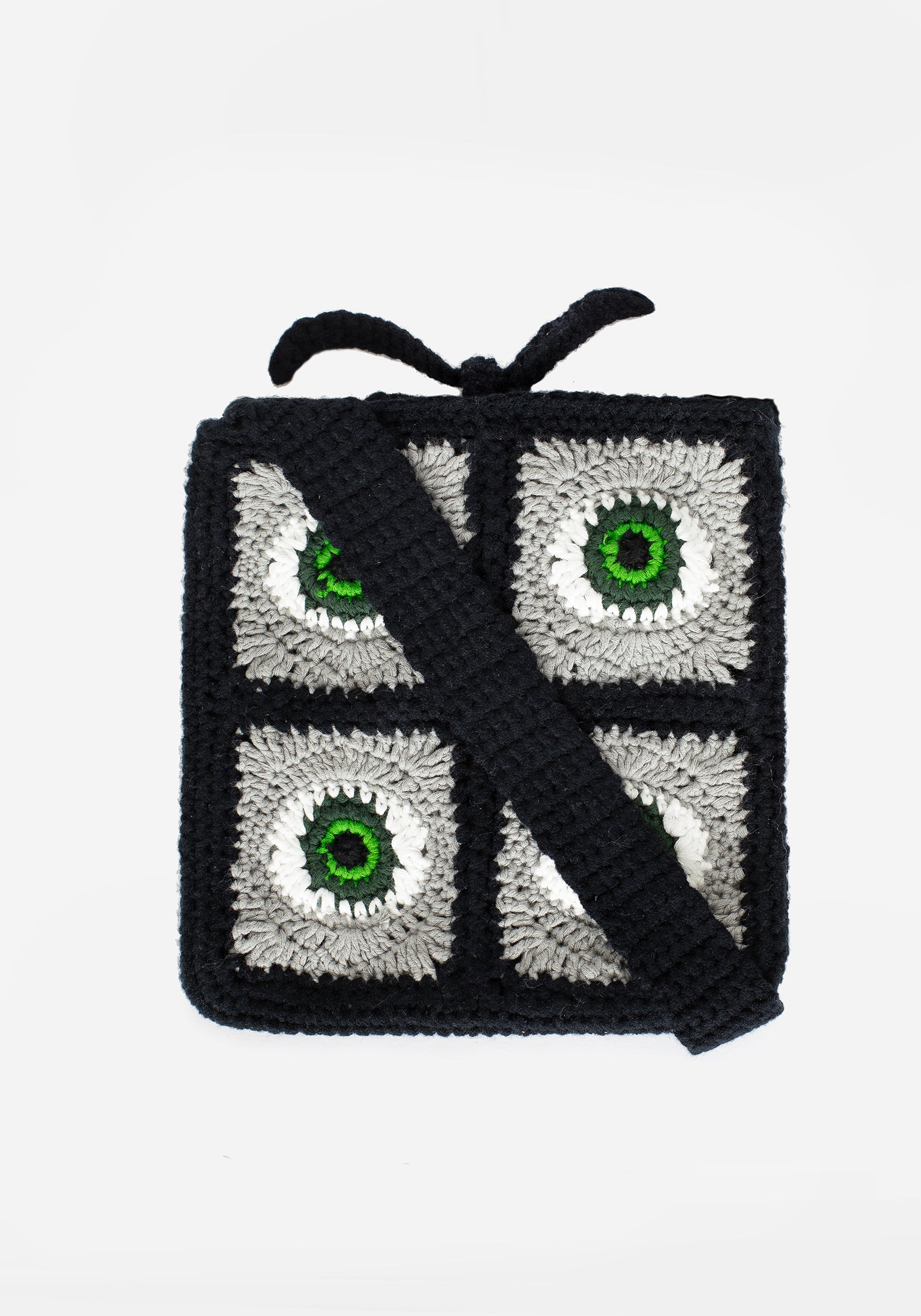 Handmade Crochet Eye Crossbody Bag for Women | Insight