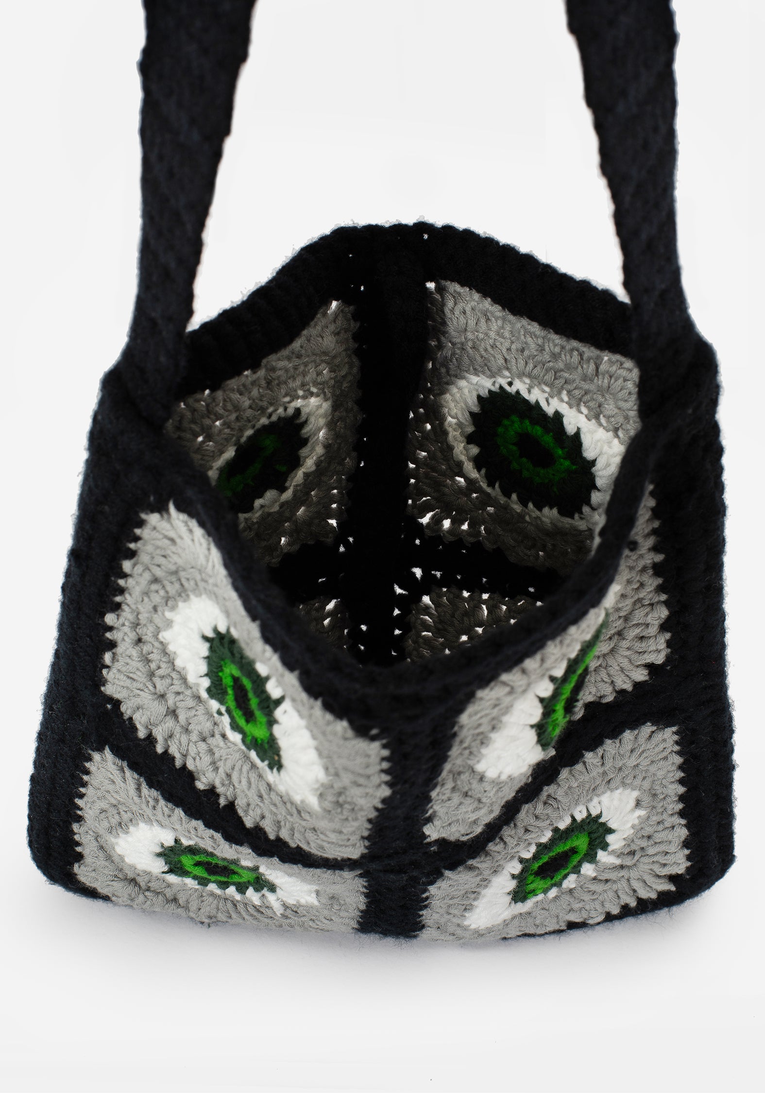 Handmade Crochet Eye Crossbody Bag for Women | Insight
