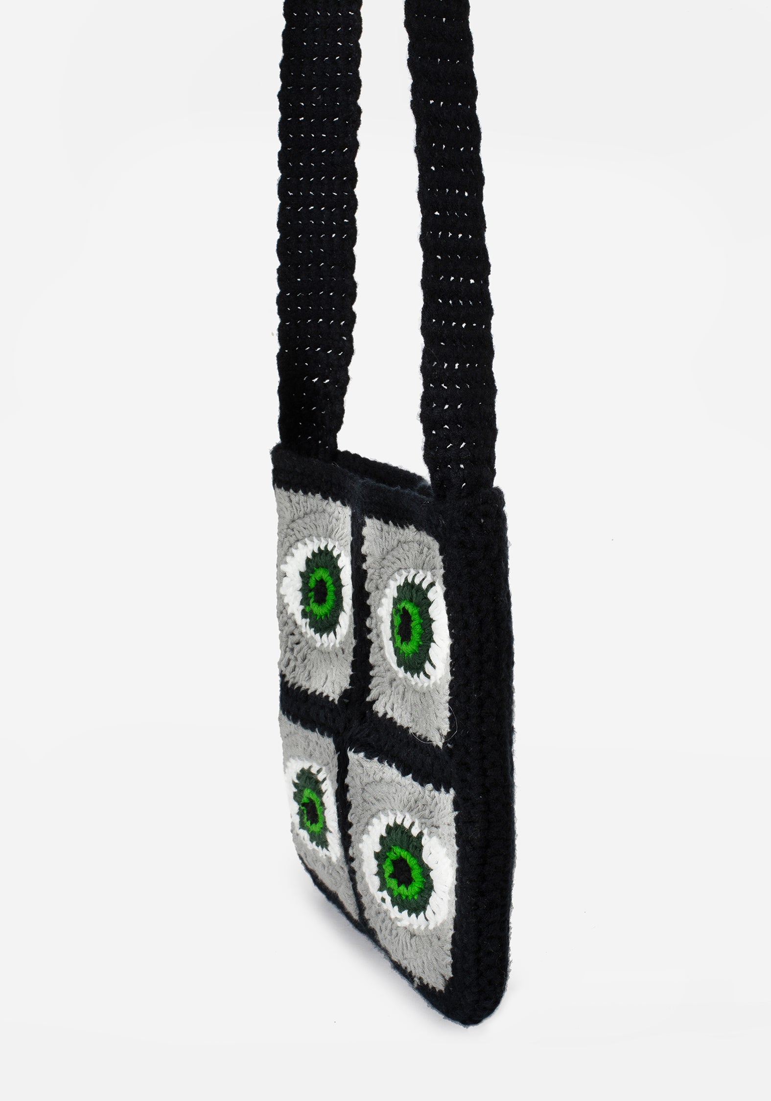 Handmade Crochet Eye Crossbody Bag for Women | Insight