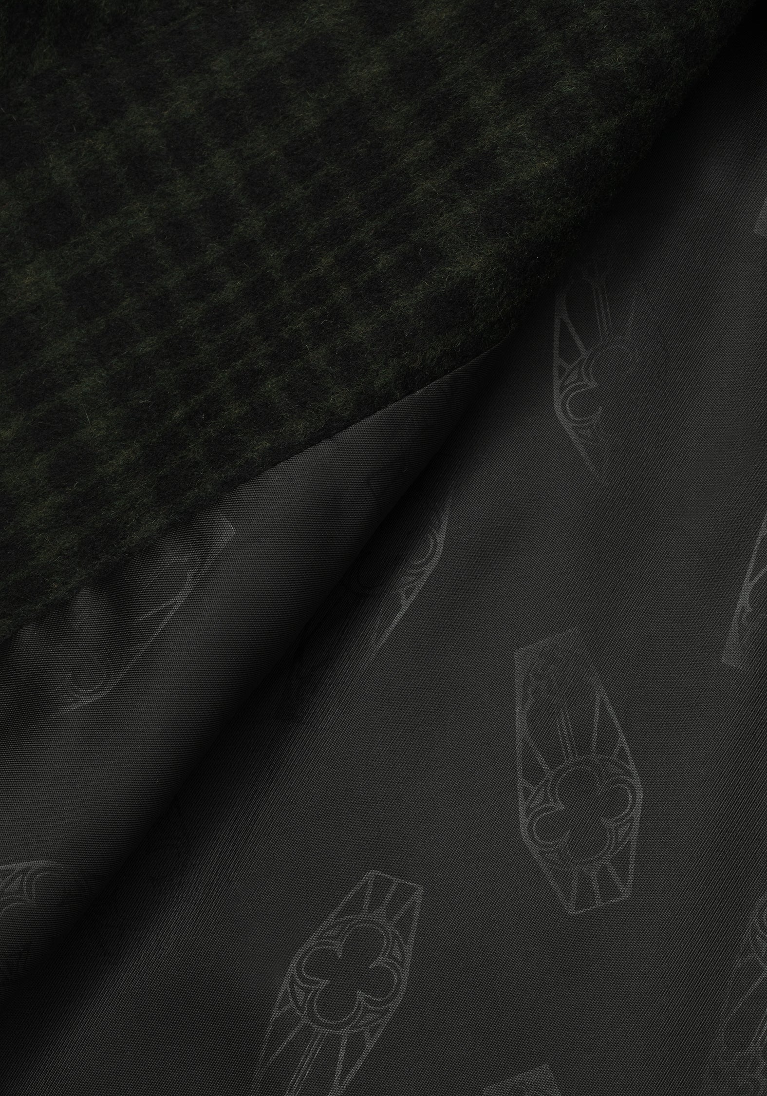 Green & Black Check Wool Blend Duster Coat for Winter | Jackdaw