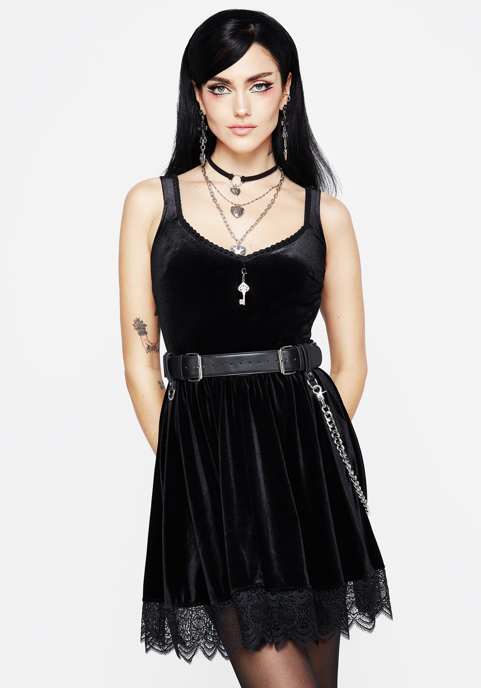 Double Buckle Chain Waist Belt with Adjustable Fit | Mettle
