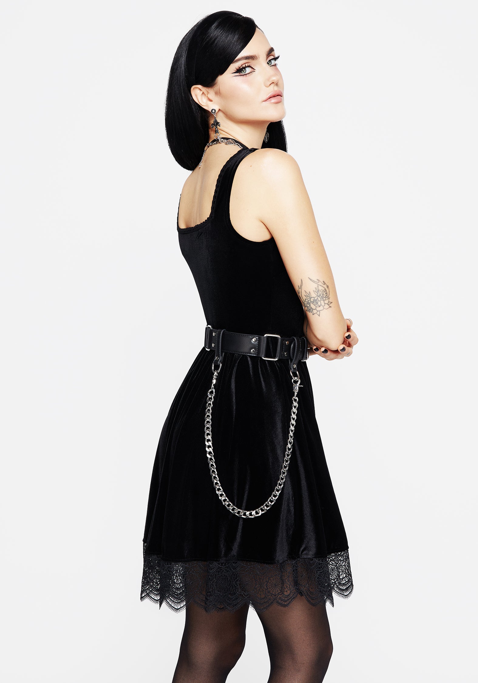 Double Buckle Chain Waist Belt with Adjustable Fit | Mettle